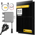 Balkonkraftwerk 800 Watt drosselbar auf 600W Full Black Photovoltaik Solaranlage