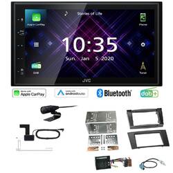 JVC Autoradio Apple CarPlay DAB+ für Mercedes Benz E-Klasse 2002-2009 W211 S211