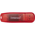 Intenso Rainbow Line USB-Stick  128 GB Rot (transparent) 3502491 USB 2.0