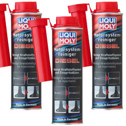 Liqui Moly Systemreiniger Diesel 3x 300ml 5128 Motor Reiniger Zusatz Additiv