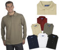 Langarm Poloshirt Qualityshirts Baumwolle Gr. S - 8XL auch in Übergrößen