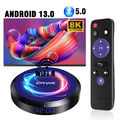 2024 Neu Android 13.0 Smart TV BOX 4+128GB Dual WIFI Netzwerk Media Player BT5.0