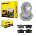 TEXTAR BREMSSCHEIBEN 282mm + BELÄGE HINTEN passend für HONDA CR-V II RD 2.0