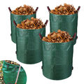 3X/4X Gartensack Polypropylen Säcke Laubsack Gartenabfallbehälter 272L Behälter