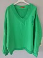 Sweater Sweatshirt Shirt Langarmshirt Gr M/L Damenshirt Made Italy Grün LA