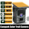 Campark Solar Wildkamera WiFi Bluetooth 4K 46MP Nachtsicht Wildlife Jagdkamera