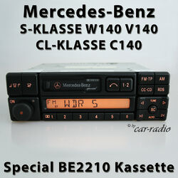 Original Mercedes Special BE2210 Becker W140 Radio S CL Klasse C140 Autoradio