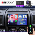 Android13 Autoradio DAB+ Für Fiat Ducato 07-15 Jumper Boxer Carplay GPS Navi 64G