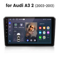 9"64G Carplay Android 13 SWC Autoradio GPS RDS SAT Navigation Für Audi A3 S3 RS3