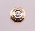 0,25 ct. Brillantanhänger aus 585er Gelbgold und Weißgold ---- a08722