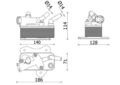 Ölkühler Automatikgetriebe BEHR *** PREMIUM LINE *** MAHLE CLC 225 000P für BMW