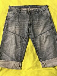 Mauro Ferrini Gr. L Blau Herren Cargo Shorts Kurze Hose Bermuda