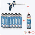 Soudal Bauschaum Pistolenschaum Montageschaum SET 750ml Pistole Reiniger 