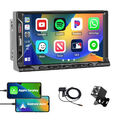 DAB+ 7" Autoradio Android 13 Carplay GPS Navi Bluetooth USB MP5 FM 2DIN + Kamera