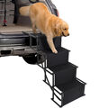 4 Stufen Hundetreppe Faltbar Haustiertreppe Alle Auto, Verstellbare Tiertreppe