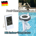 Funk Thermometer für Pool, Poolthermometer, Schwimmend Thermometer, digitalem