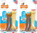 2er Pack Nylabone Kauknochen Zahnende Welpen Vier Knochen Kleine Hunde bis 7 kg