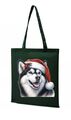 Tragetasche Einkaufstasche Beutel Tasche Husky Hund Tiermotiv Weihnachtsbeutel