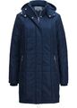 Neu Steppmantel mit Kapuze, wattiert Gr. 52 Dunkelblau Damen Mantel Winterjacke