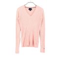 Tommy Hilfiger Damen V-Ausschnitt Pullover Sweatshirt _ GRÖSSE XS