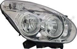 TYC Hauptscheinwerfer für Fiat Doblo Cargo Kombi 2010-> Rechts 20-12425-05-2
