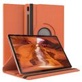 Für Samsung Galaxy Tab S7 FE 5G Schutzhülle 360° Tablet Smart Kunstleder Orange