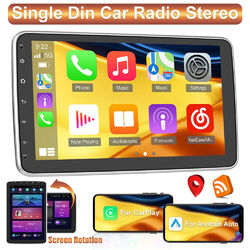 10.1" 1DIN Autoradio Android 13 Apple Carplay Mit Navi GPS WiFi USB RDS HIFI BT