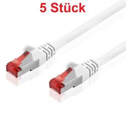 CAT6 DSL Patchkabel Netzwerkkabel Netzwerk LAN Kabel SFTP geschirmt RJ45 Stecker