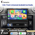 1 DIN 7 Zoll Flip Out Android 13 Apple Carplay Autoradio GPS WIFI FM BT Navi