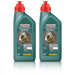 2x 1 L LITER CASTROL TRANSMAX MANUAL EP 80W SCHALTGETRIEBE-ÖL GETRIEBE-ÖL 577Die Nr.1* für Autoteile: Top-Preis-Leistungs-Verhältnis