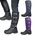 Damen Winter Thermostiefel Reiten Wasserdicht Kniehoch Mucker Schuhe