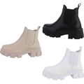 Chelsea Boots Damenschuhe 5673 Ital-design