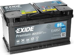 AUTOBATTERIE BATTERIE EXIDE EA852 PREMIUM CARBON BOOST 85AH 800A Audi Bmw Höhe:175mm Breite:175mm Länge:315mm - 2 Jahre Garantie