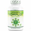 Vitamin B Komplex 500 Tabletten (vegan) B1 B2 B3 B5 B12 + Biotin + Folsäure