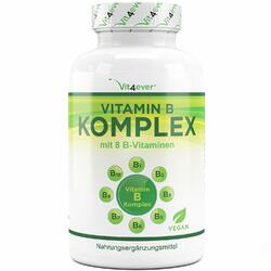 Vitamin B Komplex 365 Tabletten (vegan) B1 B2 B3 B5 B12 + Biotin + Folsäure