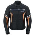 Motorradjacke mit Protektoren Herren Textil Biker Motorrad Jacke Roller Quad Neu