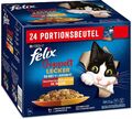 FELIX Doppelt Lecker Katzenfutter nass in Gelee, Sorten-Mix, 4er Pack