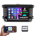 7" Android 13 Autoradio GPS Navi 2+64GB für VW Polo GOLF 5 6 Plus Passat Touran