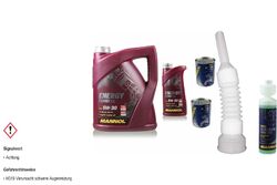 5L MANNOL Energy Combi LL 5W-30 API SN/CF Motoröl inkl. Additiv Auslaufschlauch