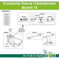 Ersatzteile für SUEVIA Tränkebecken Modell 15