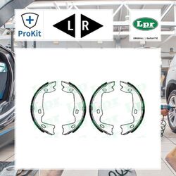 2x ORIGINAL® Lpr Bremsbackensatz, Feststellbremse Hinten für Opel Astra G Cc