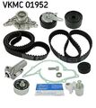 SKF Spannrollensatz mit Wasserpumpe (Synchrontrieb) AUDI, SKODA, VW VKMC01952