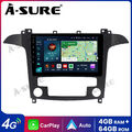 8 Core Android 14 4+64G Für Ford S-Max 2006-2014 Auto Carplay Autoradio GPS NAVI