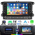 Für Golf 5 6 Plus Touran Caddy Jetta Autoradio Android 14 4+64G Carplay GPS NAVI