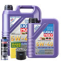 Motoröl 5W40 LIQUI MOLY High Tech 6L +MANN Ölfilter +Spülung