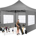 Pavillon 3x3m Wasserdicht Pop-Up Stabil Faltpavillon Partyzelt Festzelt Anti-UV