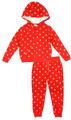 Jungen Rot Polka Spot Reißverschluss Kapuzenjacke Oder Jogging Hose 3 Monate Bis