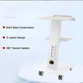 Mobile Dental Trolley Medizin Wagen Zahnärztliche Ausrüstung Cart Three Layers