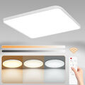 LED Deckenlampe Indirektes Licht Lampe Ultra Slim Deckenleuchte Panel Grau Flach