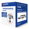 Westfalia Anhängerkupplung abnehmbar für VW Touran Typ 1T1/1T2/1T3 AHK